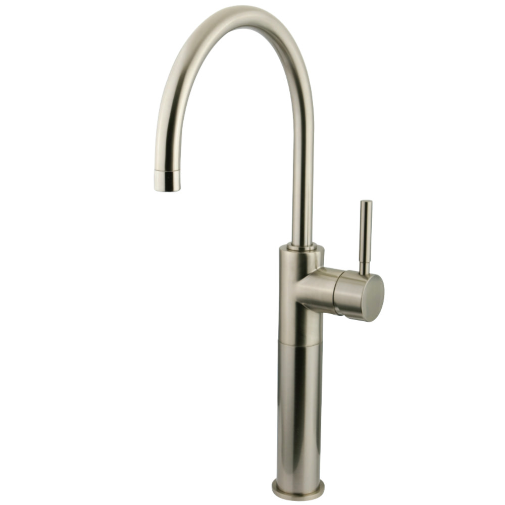 Kingston Brass KS8068JX Concord Vessel Sink Faucet, Brushed Nickel
