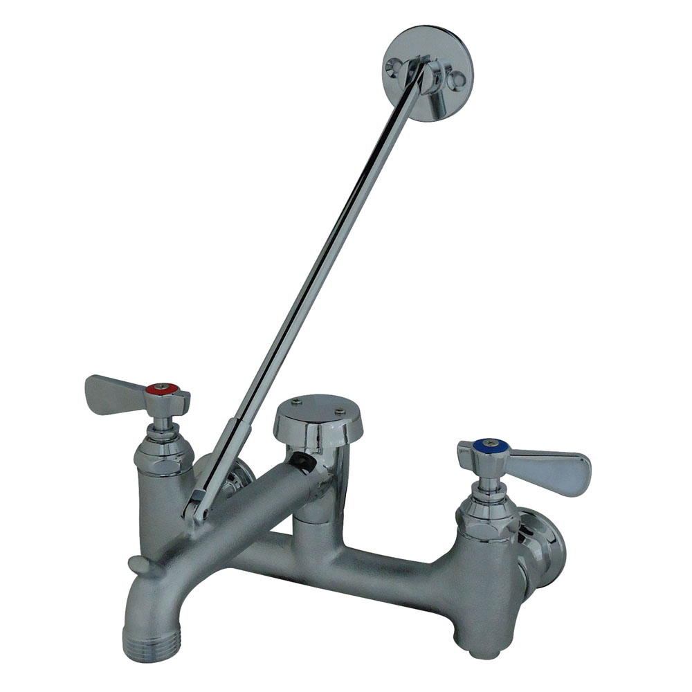 Commercial Twin Lever Handle Commercial Janitorial Sink Faucet with 8