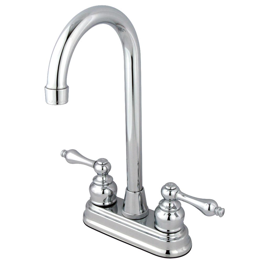 Kingston Brass KB491AL Victorian 4Inch Centerset Bar Faucet, Chrome