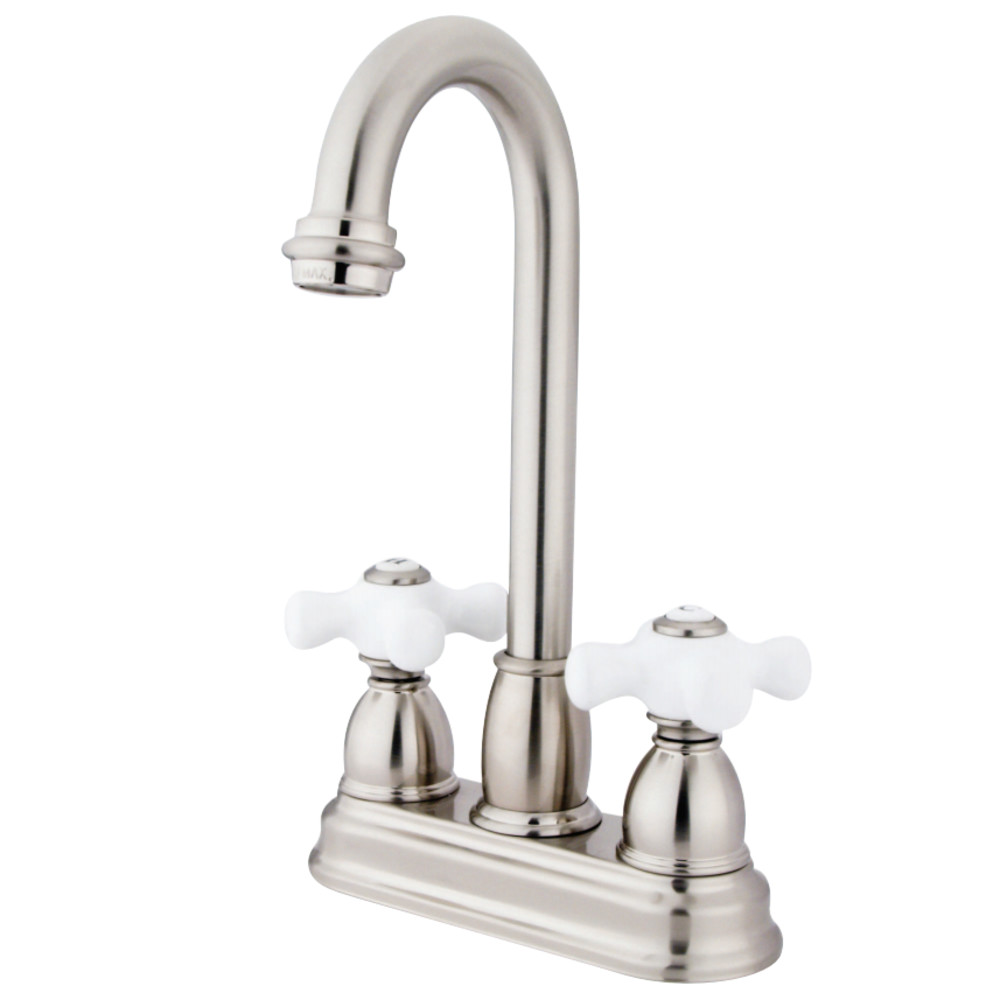 Kingston Brass KB3498PX Restoration 4Inch Centerset Bar Faucet