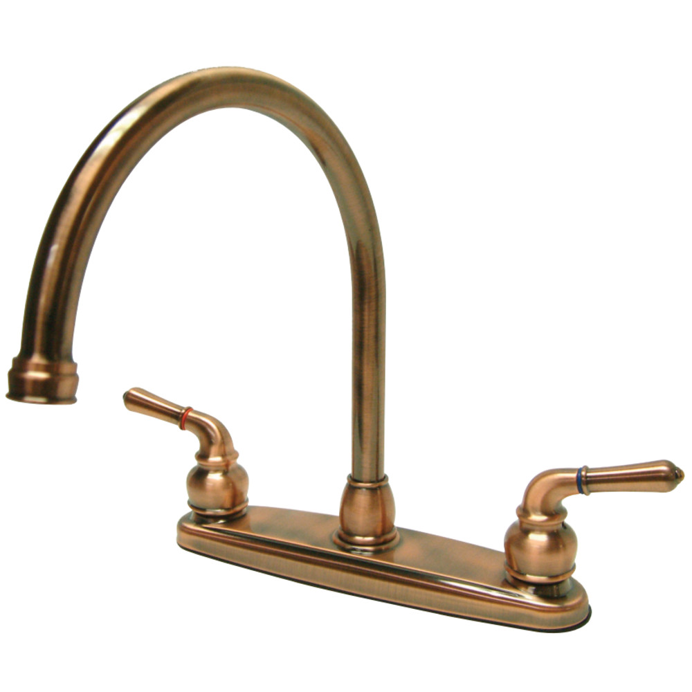 kitchen faucets for less kingston brass kb796ls magellan 8 quot centerset high arch kitchen faucets for less kingston brass kb796ls magellan 8 quot centerset high arch