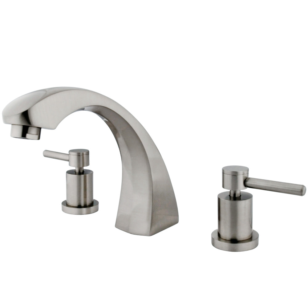 Kingston Brass Ks4368dl Concord Roman Tub Filler Faucet Brushed Nickel Kingston Brass