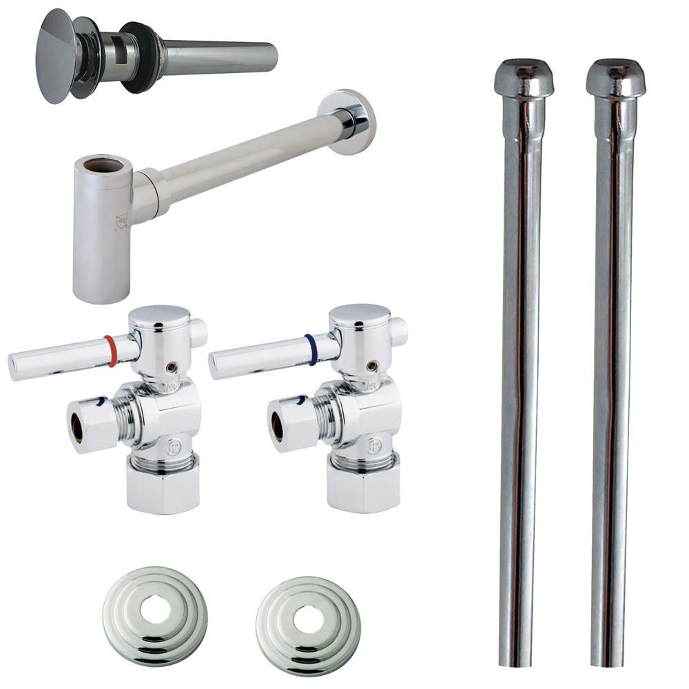 Vessel Sink Plumbing Parts Ideas Kingston Brass Cc53301dltrmk2 Vessel Sink Plumbing Supply Kits