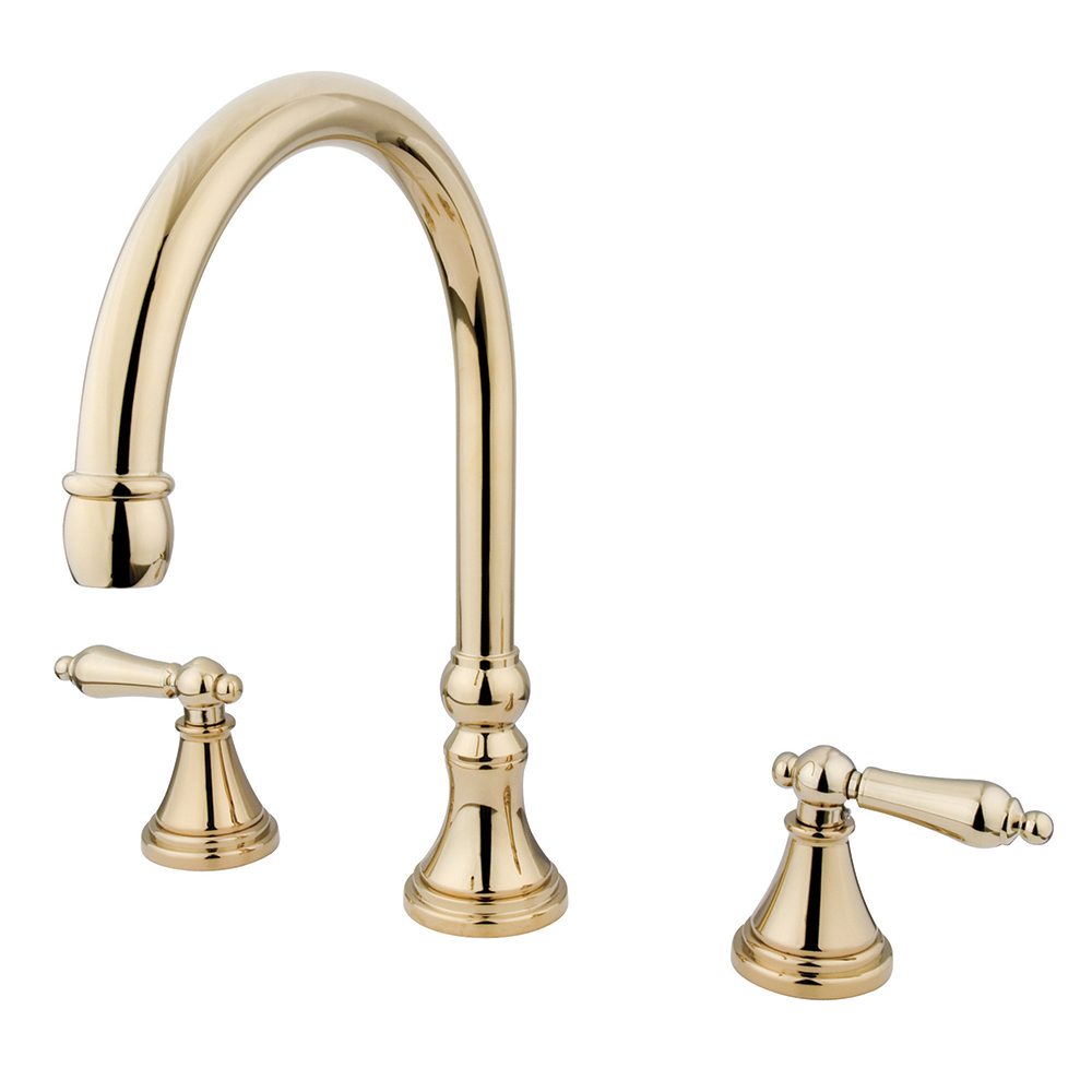 Kingston Brass Ks2342al Roman Roman Tub Filler Polished Brass Kingston Brass