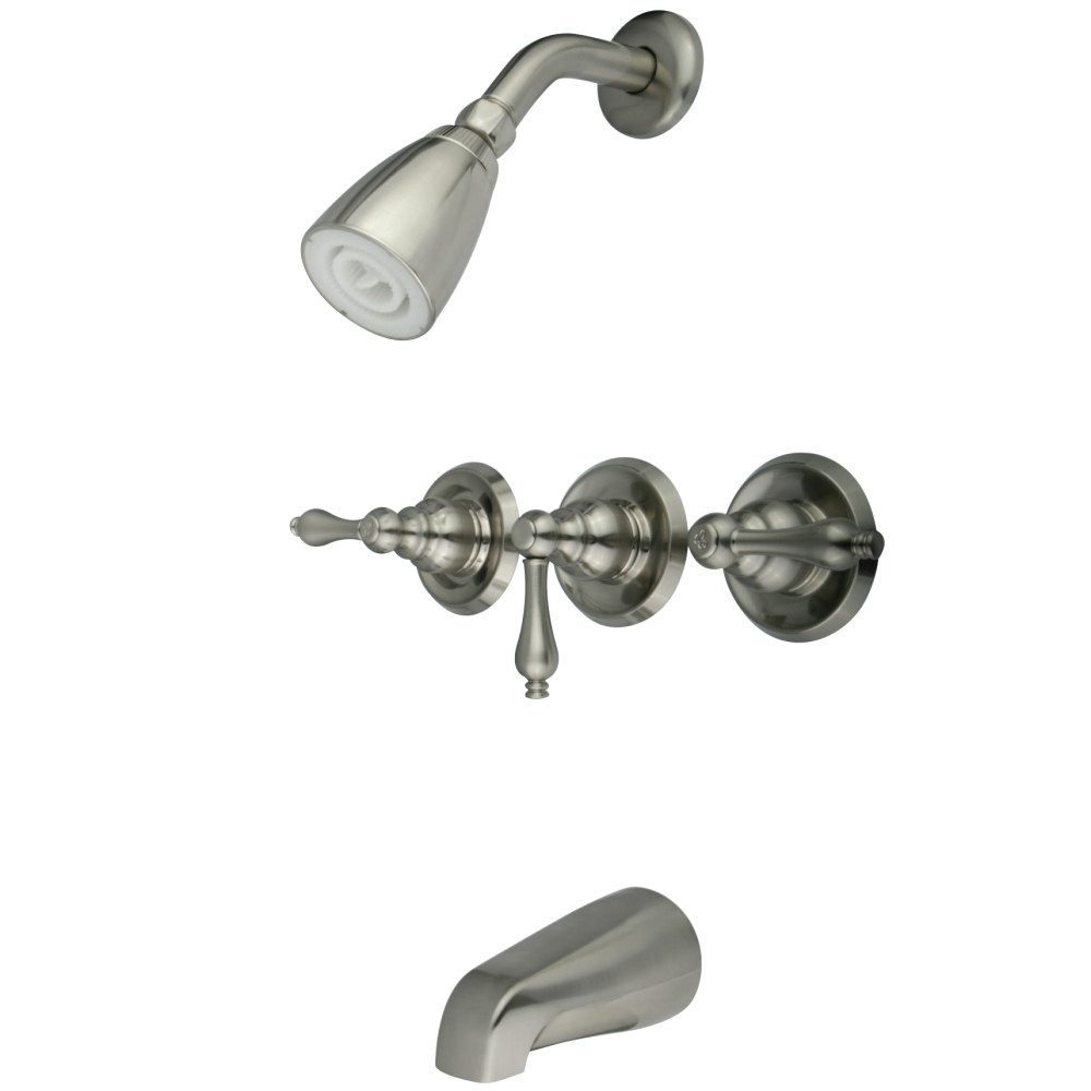 Kingston Brass KB238AL Magellan Tub & Shower Faucet, Brushed Nickel