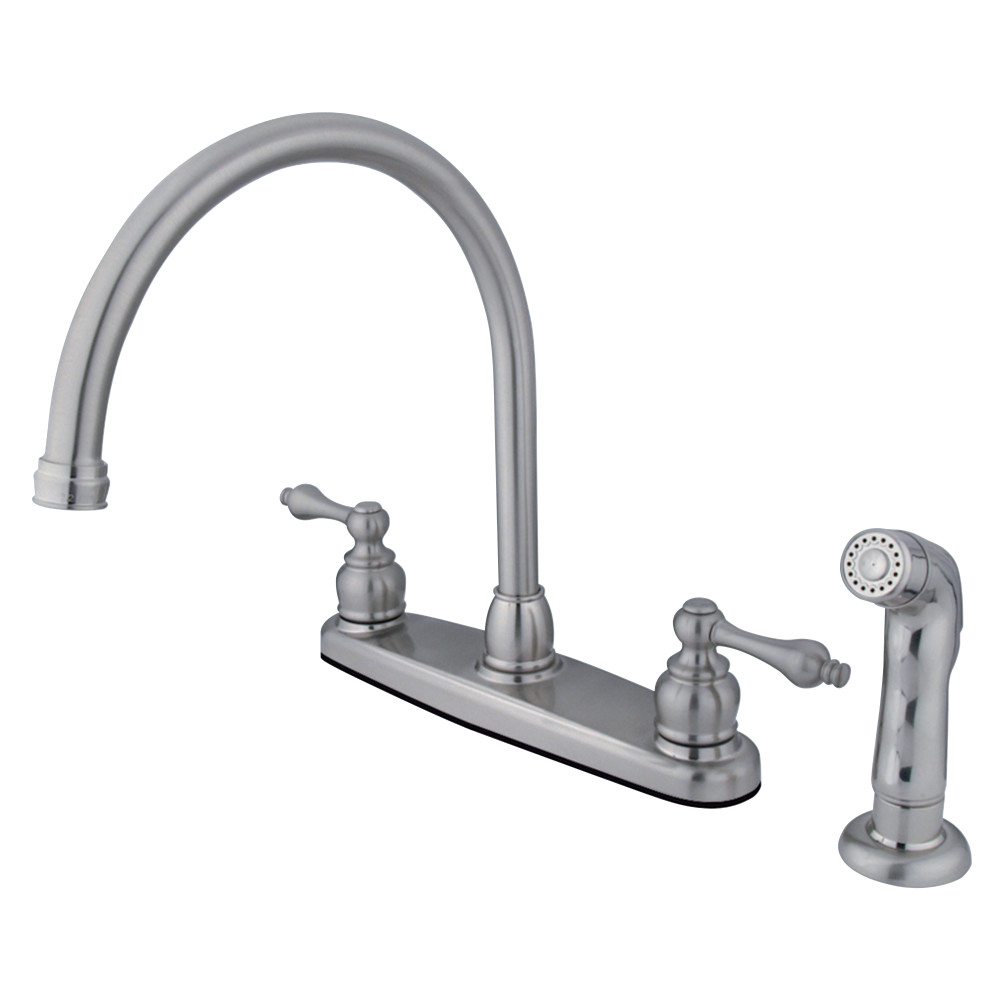 Kingston Brass KB962B WIDESPREAD LAVATORY FAUCET W/BRASS POP Kingston