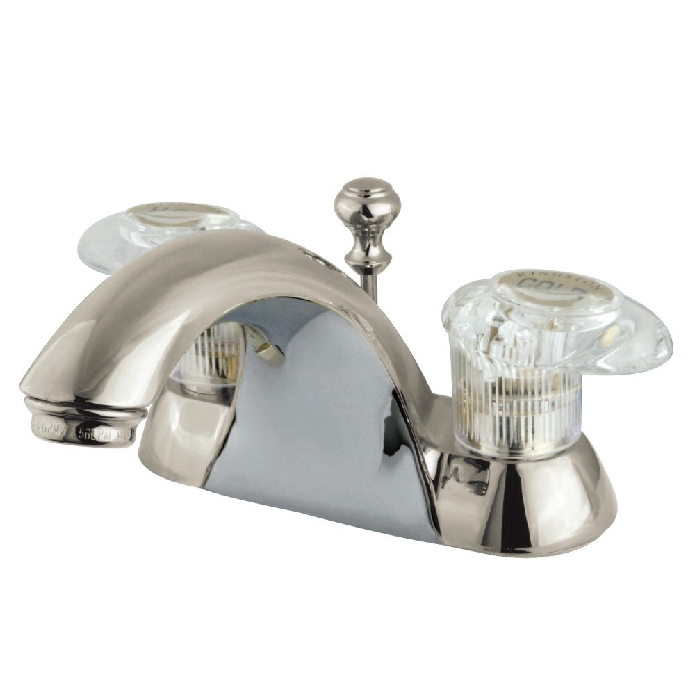 Kingston Brass KB2158 Naples 4" Centerset Lavatory Faucet Plastic Pop