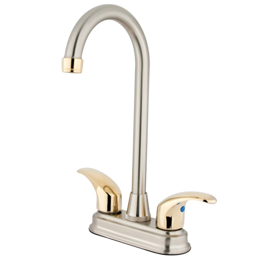 Kingston Brass KB6499LL Legacy 4Inch Centerset Bar Faucet, Brushed