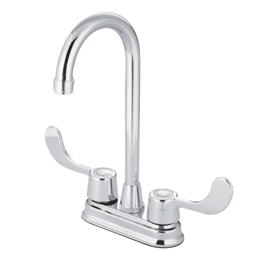 Kingston Brass Kb491ada Magellan 4 Centerset Bar Faucet Blade Ada Handle Polished Chrome 6684