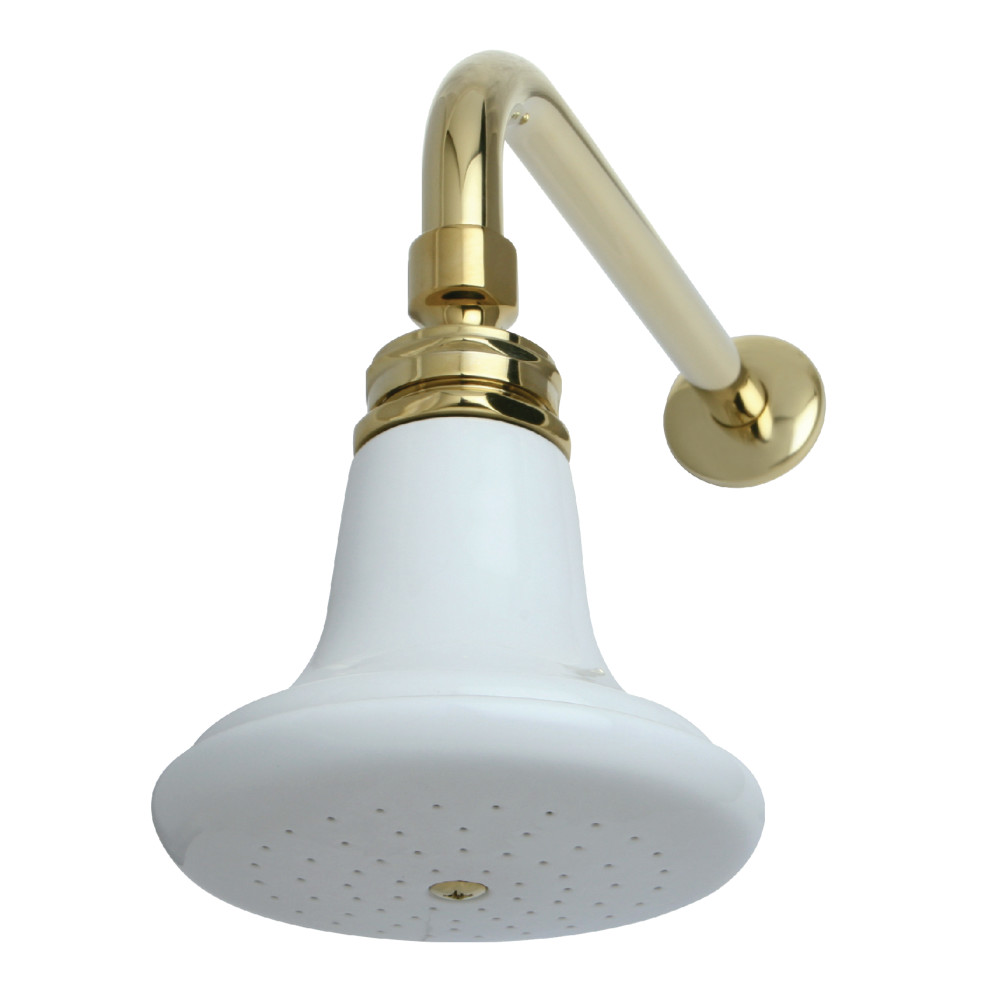 Kingston Brass P50PBCK Victorian Ceramic Showerhead With 12 Shower Arm   P50PBCK 1 