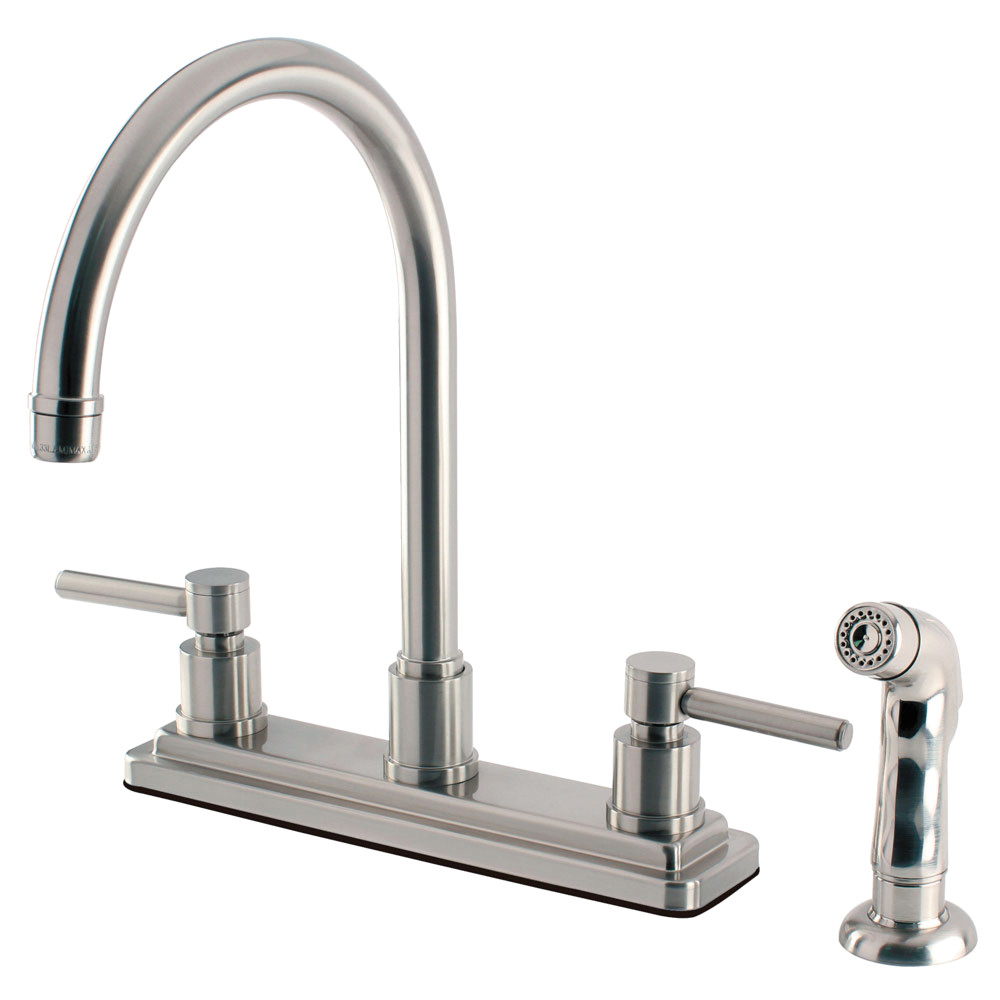 Kingston Brass KS8798DL Concord 8" Centerset Kitchen Faucet with