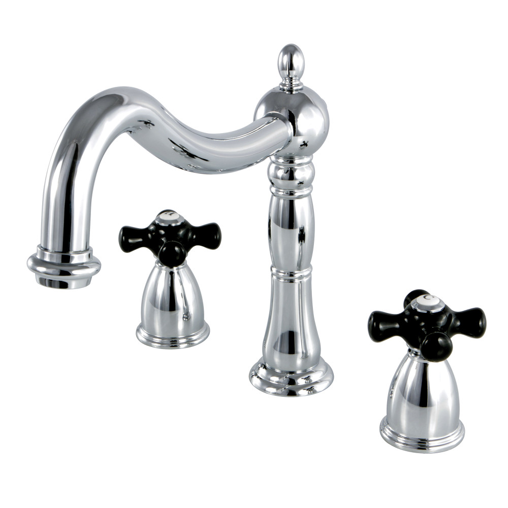 Kingston Brass Ks1341pkx Roman Tub Filler With Cross Handle Chrome Kingston Brass