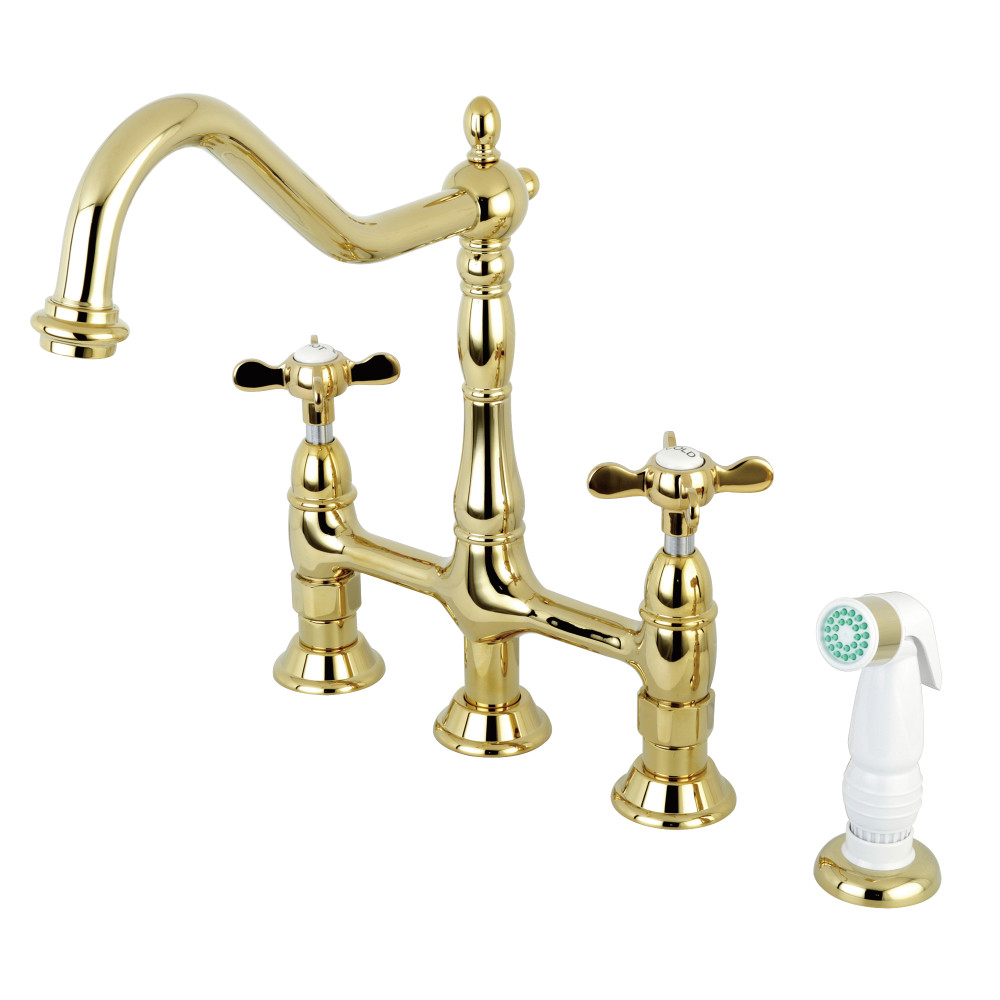 Kingston Brass KS1272BEX 8 Centerset Kitchen  Faucet  with 