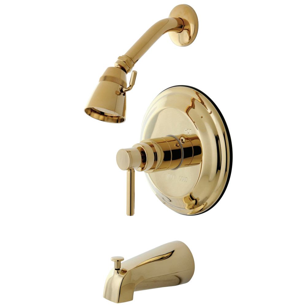 Kingston Brass KB2632DL Concord Tub Shower Faucet Polished Brass   KB2632DL 