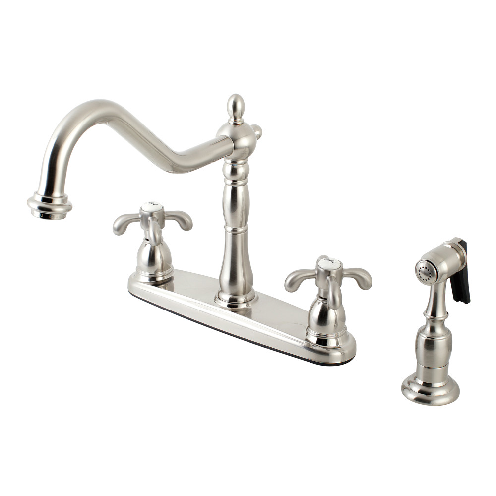 Kingston Brass KB1758TXBS French Country 8" Centerset Kitchen Faucet