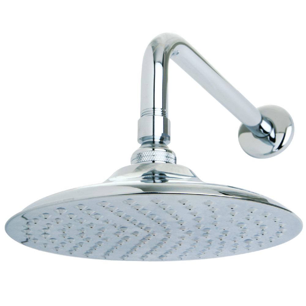 Kingston Brass K136A1CK VICTORIAN 8" Diameter Brass Shower Head With 12" Shower Arm Combo