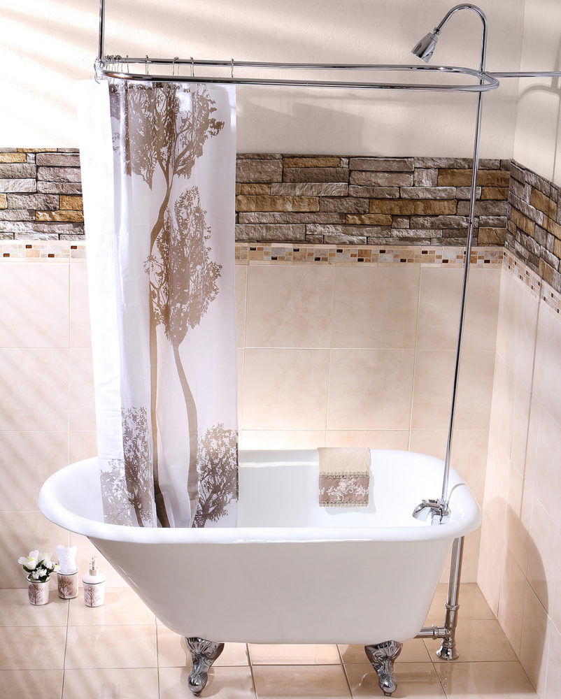 Choosing a Shower Curtain for your Clawfoot Tub | Kingston Brass