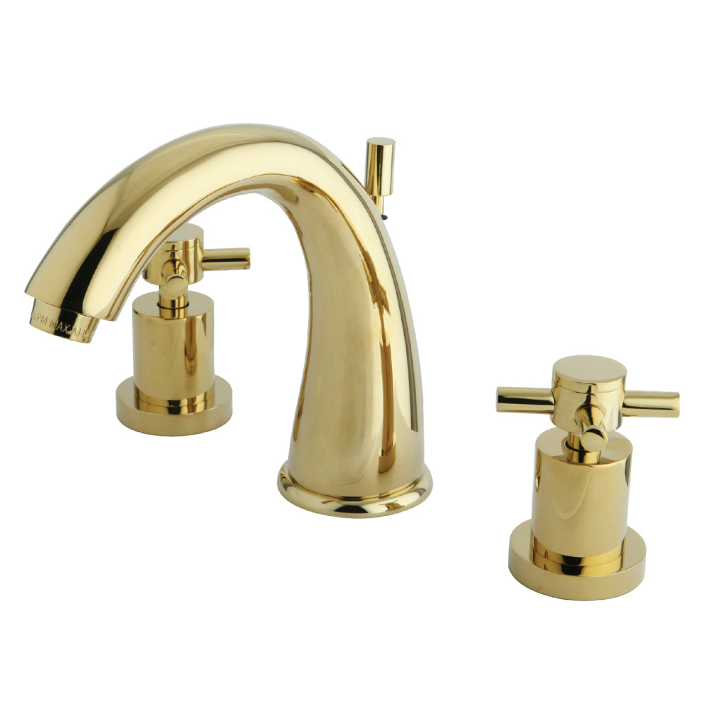 Kingston Brass KS2962DL Concord Widespread Lavatory Faucet with Brass